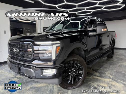 Agate Black Metallic 2024 Ford F-150 Lariat