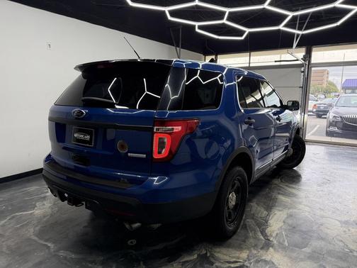 Blue 2015 Ford Utility Police Interceptor Base