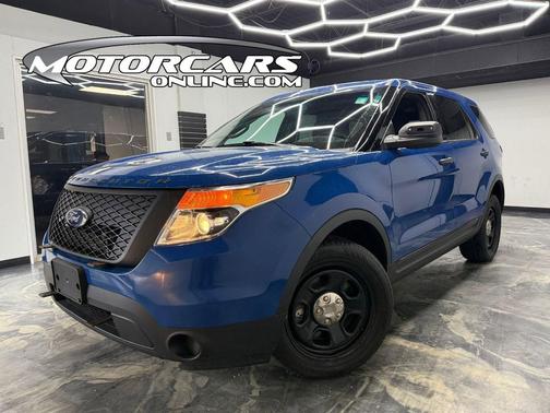 Blue 2015 Ford Utility Police Interceptor Base