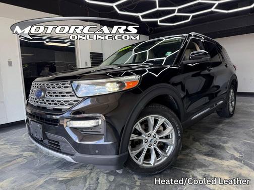 Agate Black Metallic 2021 Ford Explorer Limited