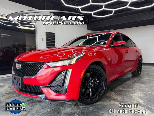 Red 2020 Cadillac CT5 Sport RWD