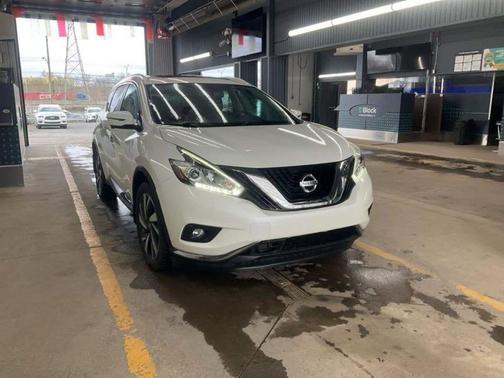 Pearl White 2017 Nissan Murano Platinum