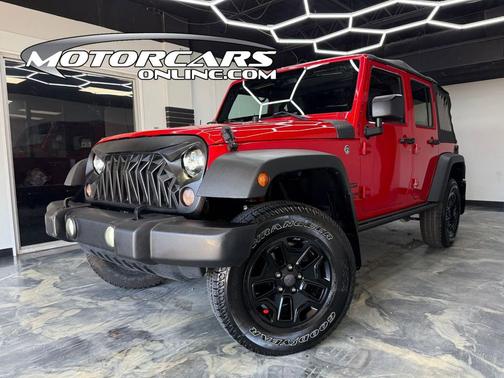 Firecracker Red Clearcoat 2016 Jeep Wrangler Unlimited Sport