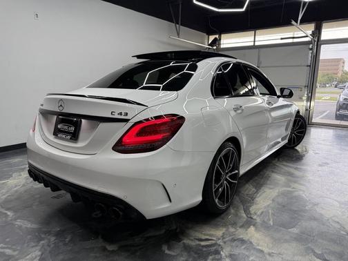 White 2019 Mercedes-Benz AMG C 43 4MATIC