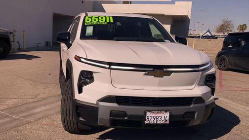 Summit White 2026 Chevrolet Silverado EV LT