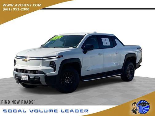 Summit White 2026 Chevrolet Silverado EV LT