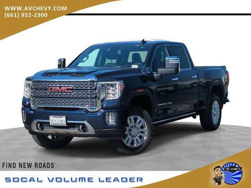 Pacific Blue Metallic 2022 GMC Sierra 2500 Denali