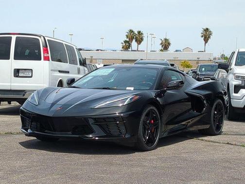 Black 2026 Chevrolet Corvette Stingray w/1LT