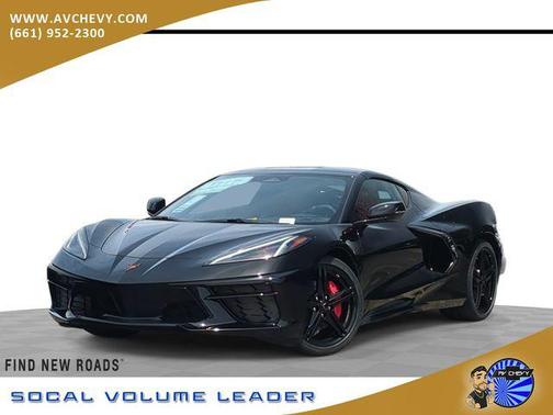 Black 2026 Chevrolet Corvette Stingray w/1LT