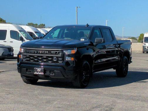 Black 2024 Chevrolet Silverado 1500 Custom