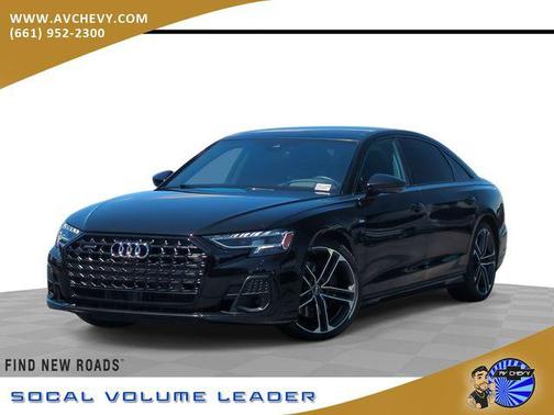 Mythos Black Metallic 2025 Audi A8 L 55 TFSI quattro Tiptronic