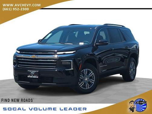 Black Metallic 2026 Chevrolet Traverse LT