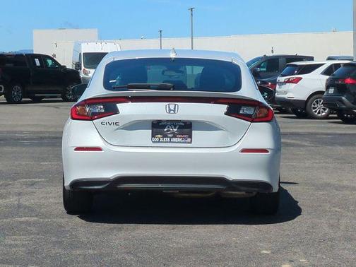 Platinum White Pearl 2024 Honda Civic LX