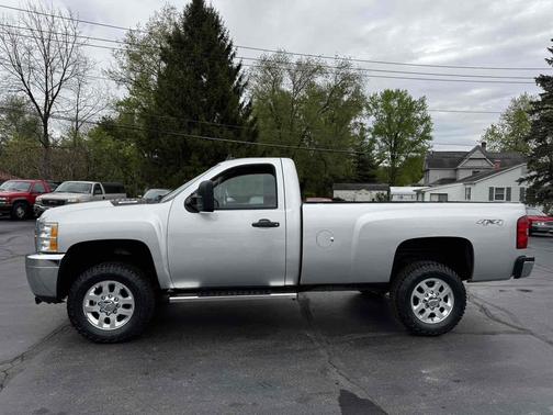 Black 2013 Chevrolet Silverado 2500 4WD Reg Cab 133.7" Work Truck