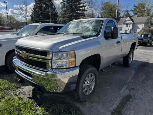 Black 2013 Chevrolet Silverado 2500 4WD Reg Cab 133.7" Work Truck