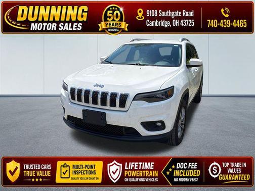 Bright White Clearcoat 2019 Jeep Cherokee Latitude Plus