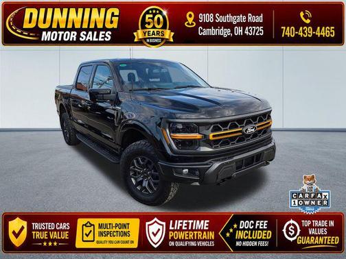 Agate Black Metallic 2025 Ford F-150 Tremor