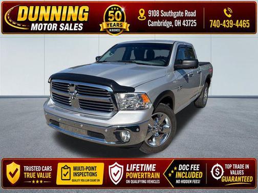 Bright Silver Metallic Clearcoat 2018 RAM 1500 Big Horn