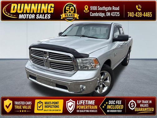 Bright Silver Metallic Clearcoat 2018 RAM 1500 Big Horn