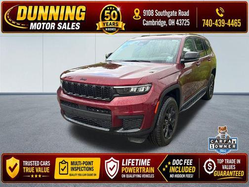 Velvet Red Pearlcoat 2024 Jeep Grand Cherokee L Altitude