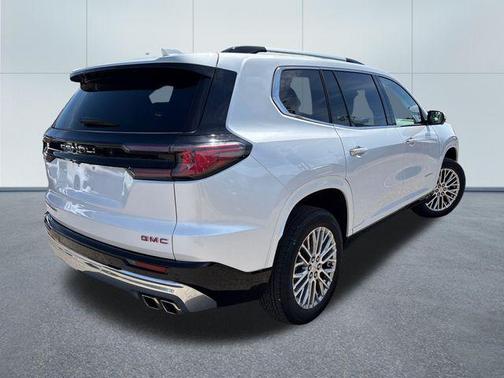 White Frost Tricoat 2025 GMC Acadia Denali