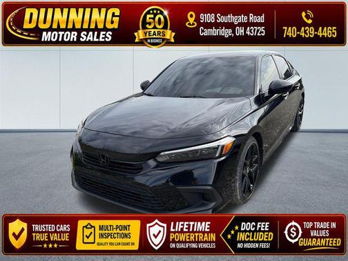 Crystal Black Pearl 2024 Honda Civic Sport