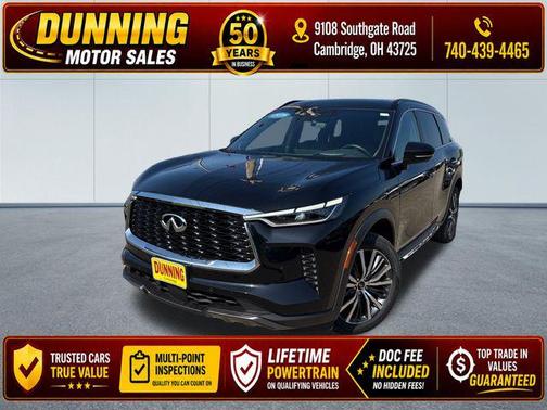 Mineral Black 2023 INFINITI QX60 AUTOGRAPH