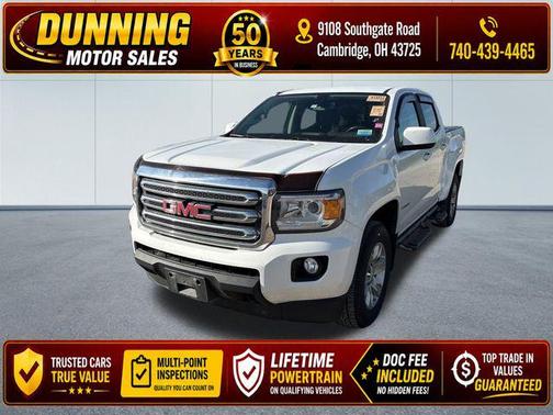 Summit White 2018 GMC Canyon SLE
