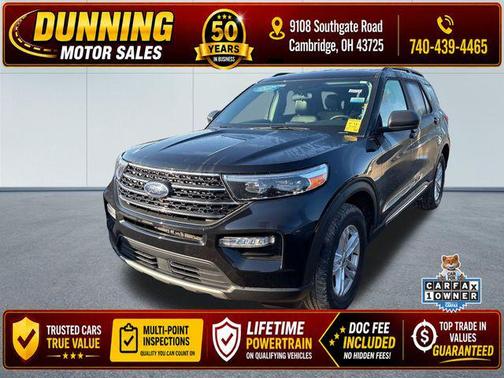 Agate Black Metallic 2023 Ford Explorer XLT