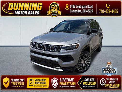 Billet Silver Metallic Clearcoat 2023 Jeep Compass Limited