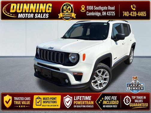 Alpine White Clearcoat 2022 Jeep Renegade Latitude