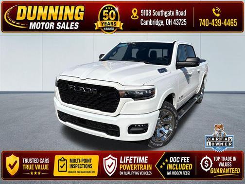 Bright White Clearcoat 2025 RAM 1500 Big Horn/Lone Star