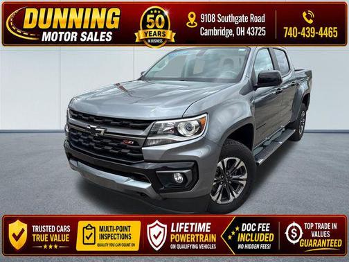 Satin Steel Metallic 2021 Chevrolet Colorado Z71