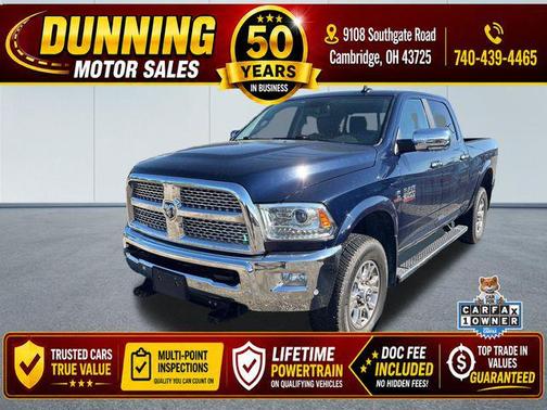 True Blue Pearlcoat 2018 RAM 2500 Laramie Crew Cab 4x4 6'4' Box
