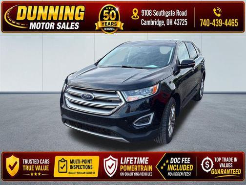 Shadow Black 2018 Ford Edge Titanium