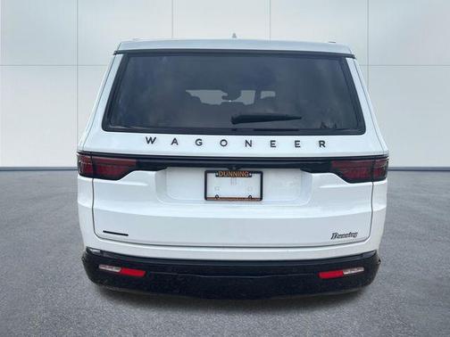Bright White Clearcoat 2022 Jeep Wagoneer Series I Obsidian 4x4