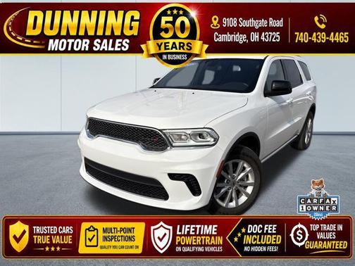 White Knuckle Clearcoat 2024 Dodge Durango SXT AWD