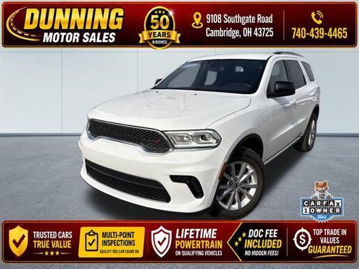 White Knuckle Clearcoat 2024 Dodge Durango SXT AWD