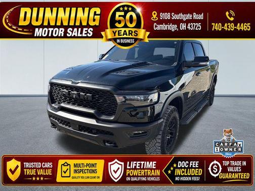 Diamond Black Crystal Pearlcoat 2025 RAM 1500 Rebel