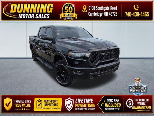 Diamond Black Crystal Pearlcoat 2025 RAM 1500 Rebel