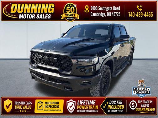 Diamond Black Crystal Pearlcoat 2025 RAM 1500 Rebel