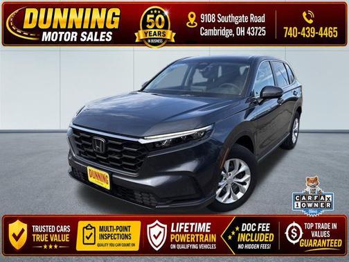 Gray 2025 Honda CR-V LX AWD