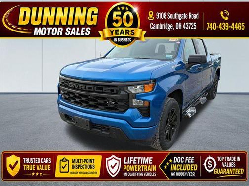 Blue 2023 Chevrolet Silverado 1500 Custom