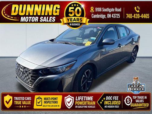 Gun Metallic 2024 Nissan Sentra SV
