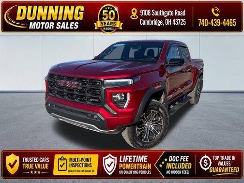 Volcanic Red 2024 GMC Canyon AT4