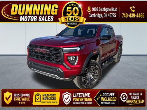 Volcanic Red 2024 GMC Canyon AT4