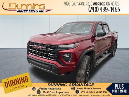 Volcanic Red 2024 GMC Canyon AT4