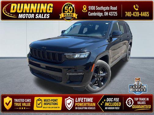 Diamond Black Crystal Pearlcoat 2024 Jeep Grand Cherokee L Limited