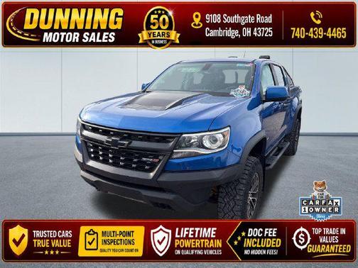 Kinetic Blue Metallic 2018 Chevrolet Colorado ZR2