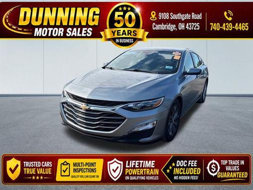 Silver 2023 Chevrolet Malibu 1LT